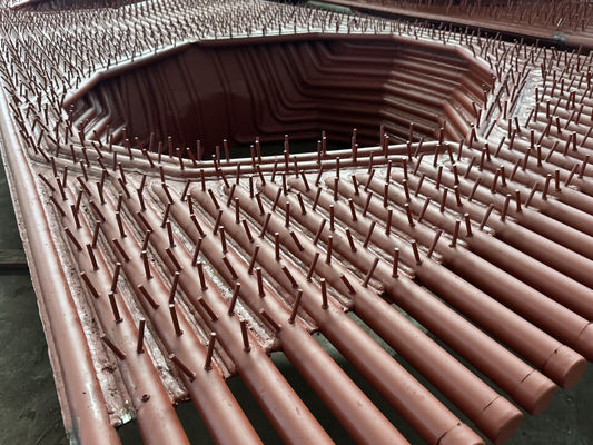 Dimensão do Tubo 38.1*3.2 Construção da Parede de Membrana da Caldeira de Alto Desempenho