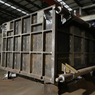 Cabeça de vapor de caldeira robusta capaz de lidar com uma capacidade de pressão de até 6300 toneladas com procedimentos de controlo abrangentes