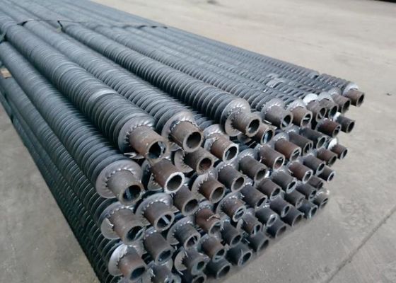 Tubo de barbatana de caldeira de poupança de energia com material de carbono / aço inoxidável e forma de barbatana quadrada ou retangular