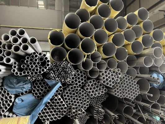 ASTM A312 A204 304 316L Tubo sem costura de aço inoxidável redondo quadrado tubo Ss sem costura