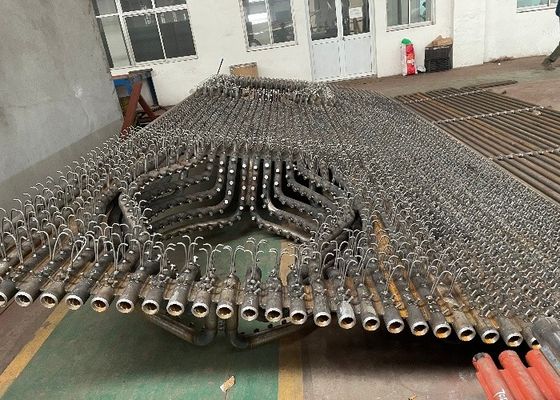 ASME Peças de caldeira de alta qualidade de usinas de energia Tubos de aço redondos Tubos de caldeira Membrana de parede Painel de parede de água