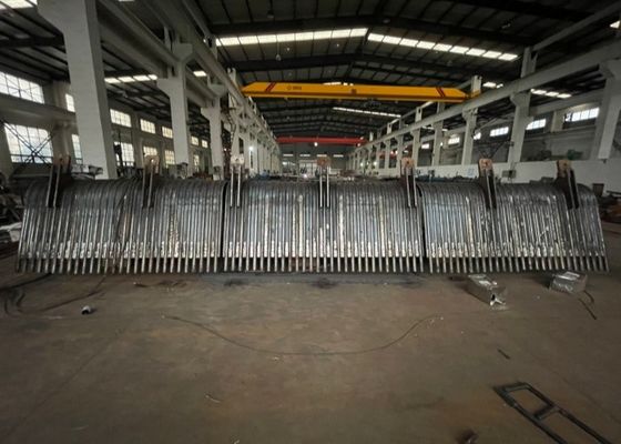 refrigeração por água Tubos de parede de membrana da caldeira Tamanho 38 - 76Mm Aço ligado