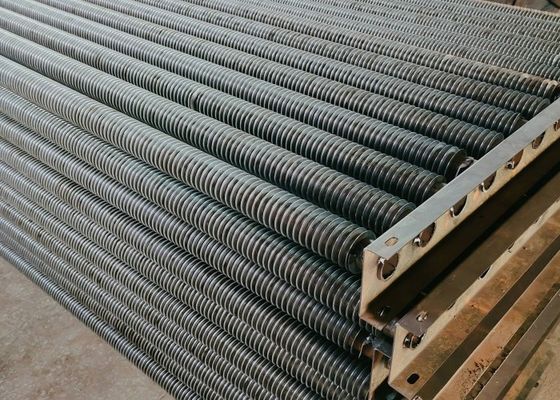 Tubos de aleta espiral de aço inoxidável profundidade 0,5-3 mm certificados ISO CE