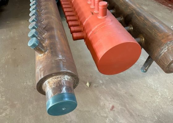 Caldeira hidráulica de pinças de vapor cabeçalho trocador de calor cabeçalho de distribuição de fluidos