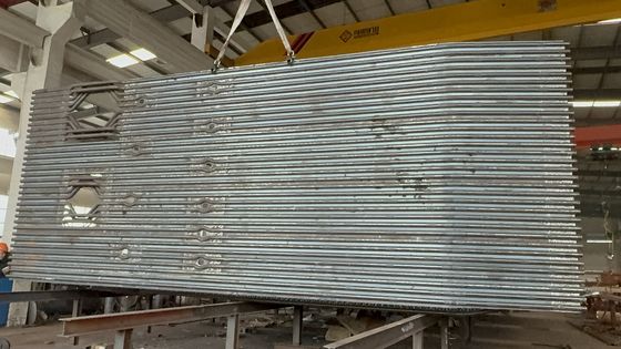 Parede de membrana de uma caldeira de tubo de fogo/água com construção de aço ligado de grau A à prova de fogo