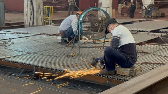 Parede de membrana da caldeira de alta eficiência de transferência de calor para aquecimento da superfície