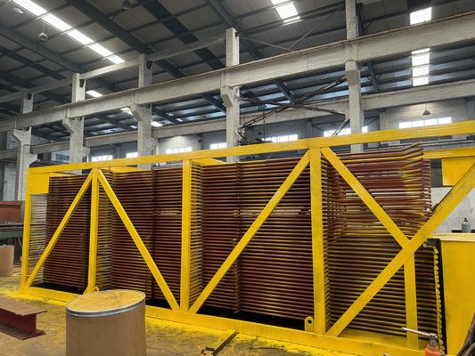 Roda de tubo de nadadeira industrial com superfície lisa e alta eficiência de transferência de calor