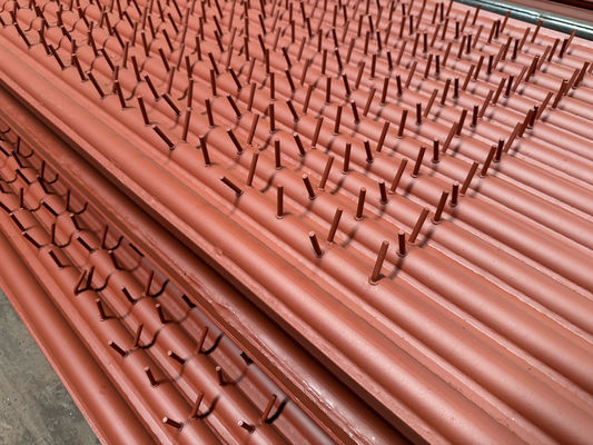 Distribuição ótima do calor da água Membrana tubular da caldeira Construção de parede pintura