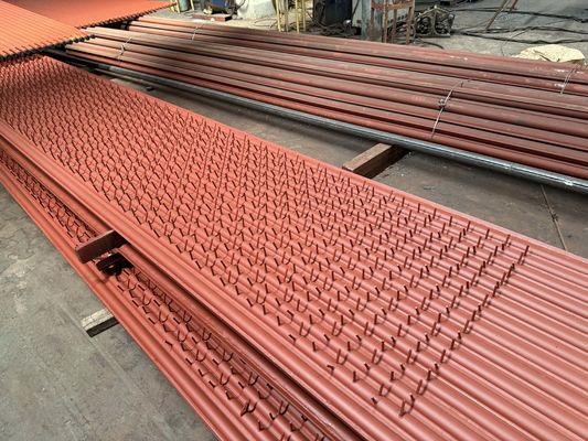 Parede de água de membrana da caldeira industrial